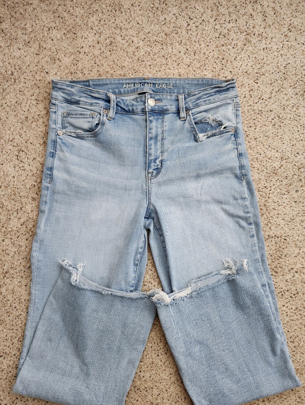 American Eagle Kick Boot Cropped Jeans - Picture 2 of 10